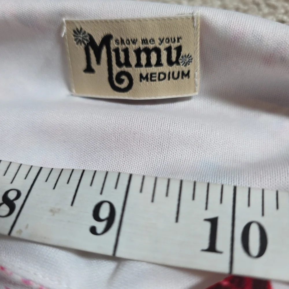 Show Me Your Mumu Circus Mini Slip Dress Size M Abrias Pink Diamond Print - Picture 8 of 8